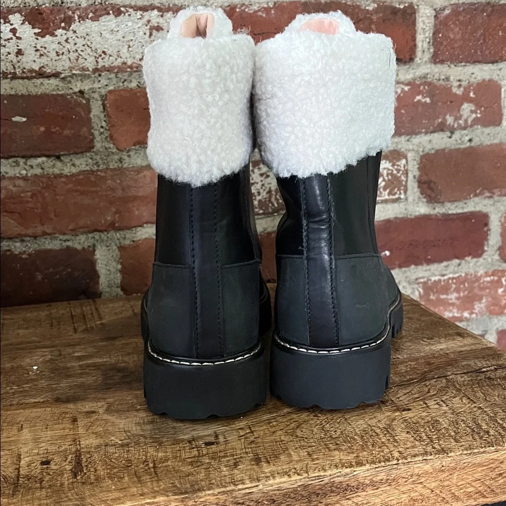 J. Crew Black and White Winter Boots new boots never worn - Picture 3 of 13